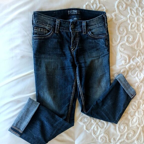 Silver Jeans Suki Capri Size 27 - Picture 1 of 13
